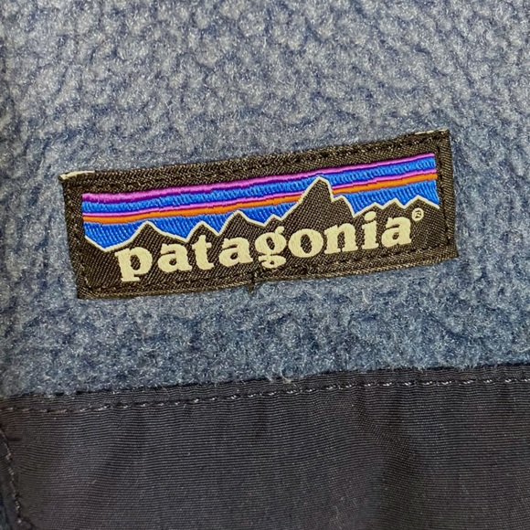 Patagonia Synchilla Hand Dipped Navy Blue Snap-T Fleece Pullover Mens XS - Picture 3 of 6